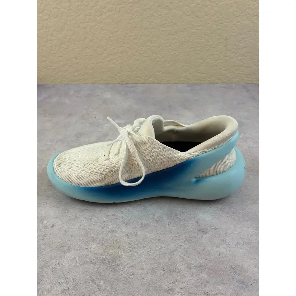Kizik Roamer Hands Free Sneakers White Blue Gradient Mens 4.5 Womens 6 Walking